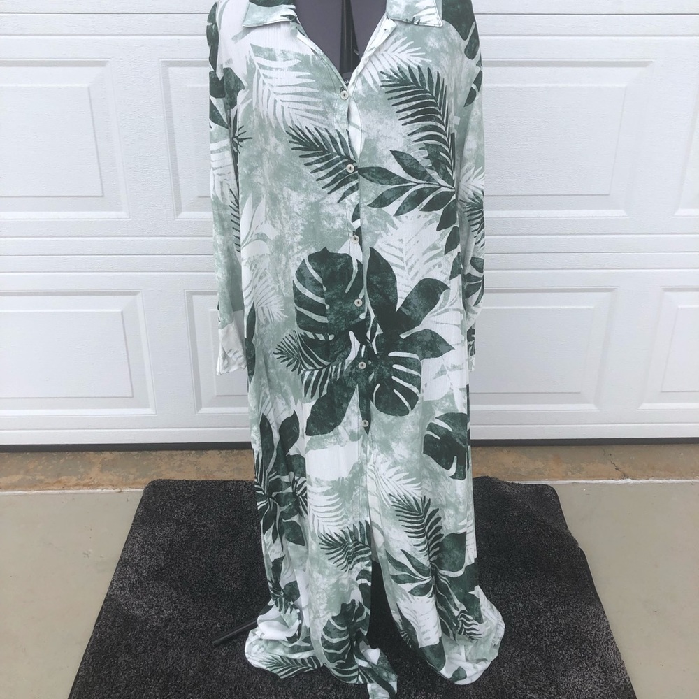 Maxi dress made from bamboo! Size L with tags